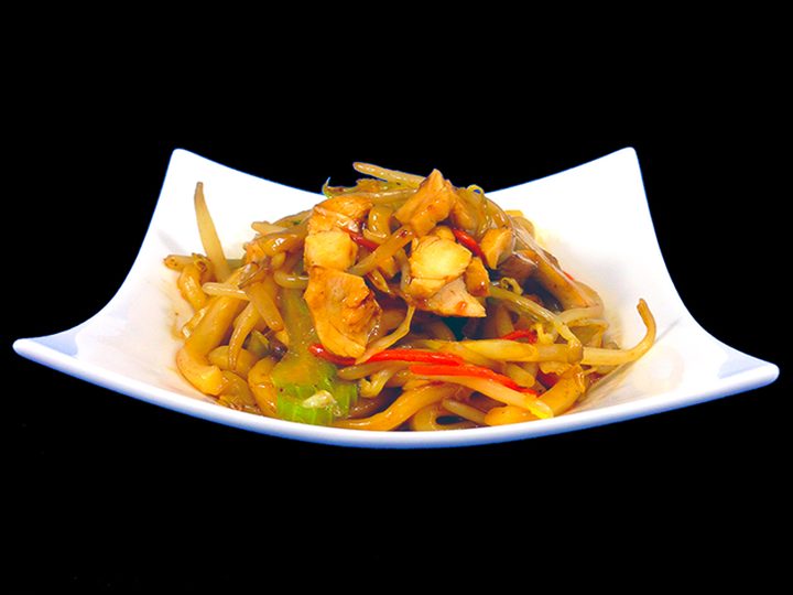 Chicken Fried Udon